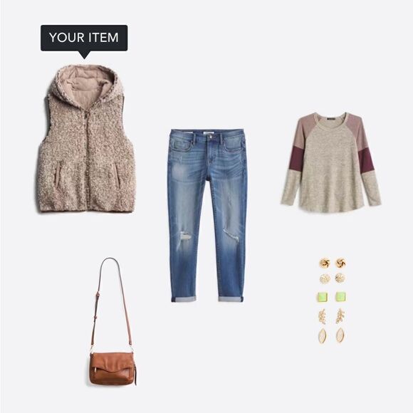 COFFEESHOP Nevaeh Reversible Wubby Vest new - Picture 6 of 16